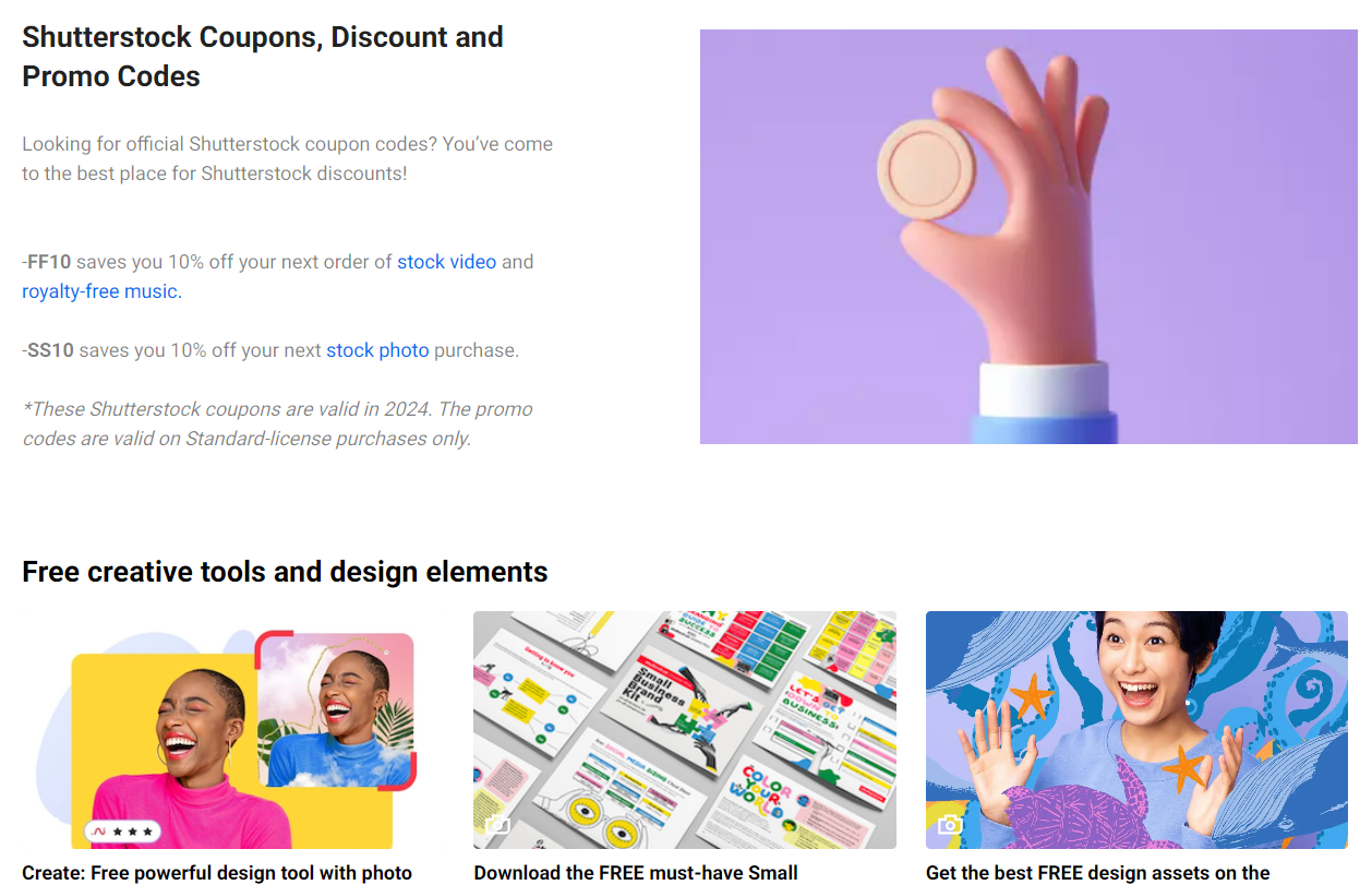 Step by Step Instructions to Get Shutterstock Coupon Code